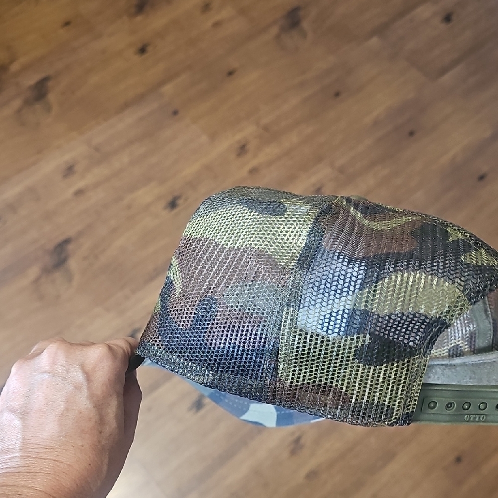 OTTO Green Camouflage Trucker Hat - Picture 3 of 4